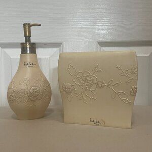 Bundle: Nicole Miller Lotion  Dispenser and Tissue Holder